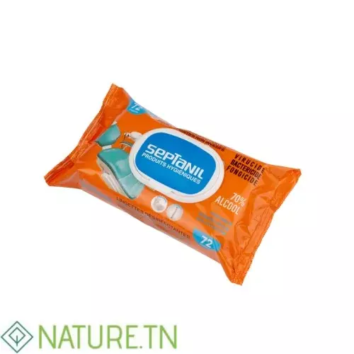 SEPTANIL LINGETTES DESINFECTANTES MEDECIN 72 PIECES