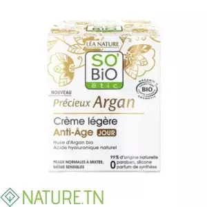SO BiO CREME LEGERE ANTI AGE JOUR PRECIEUX ARGAN 50ML