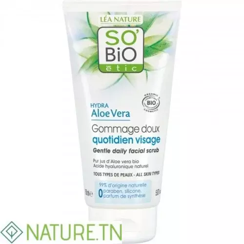 SO BIO HYDRA ALOE VERA GOMMAGE DOUX QUOTIDIEN VISAGE 150ML 1