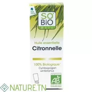 SO BIO Huile essentielle citronnelle – Soirées tranquilles –