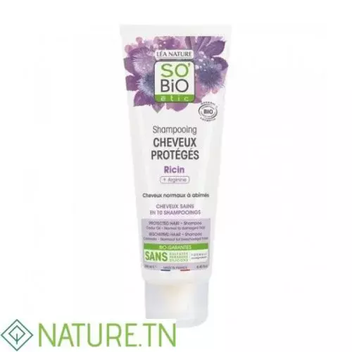 SO'BIO SHAMPOOING CHEVEUX PROTEGES RICIN 250ML 2