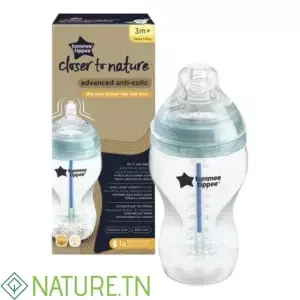 TOMMEE TIPPEE BIBERON ADVANCED ANTI-COLIQUE TURQUOISE 3M+ 340ML