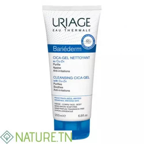 URIAGE BARIEDERM CICA GEL NETTOYANT 200ML 1