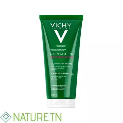 VICHY NORMADERM PHYTOSOLUTION GEL PURIFIANT INTENSE PEAUX GRASSES 200ML 2