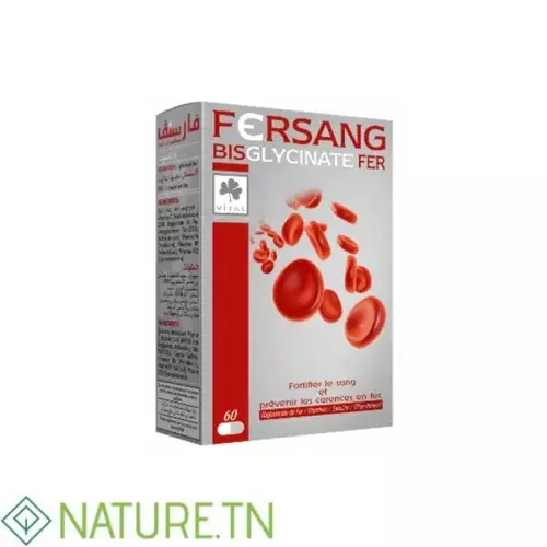 VITAL FERSANG BISGLYCINATE IRON 60 GELULES 1