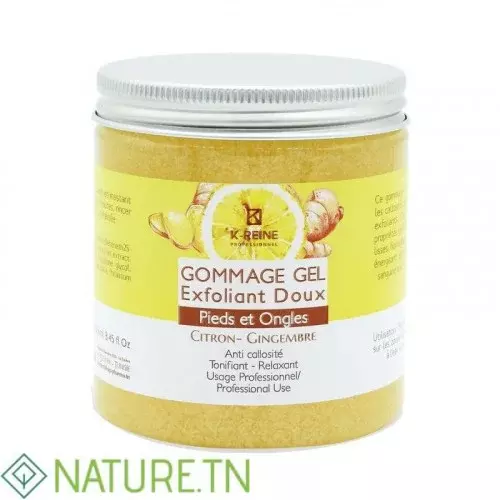 k-REINE GOMMAGE GEL PIED CITRON GINGEMBRE 250 ML 2