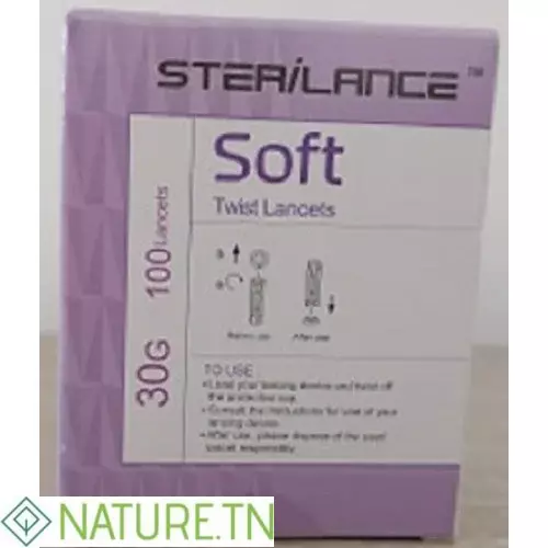STERILANCE SOFT 100 LANCETTES