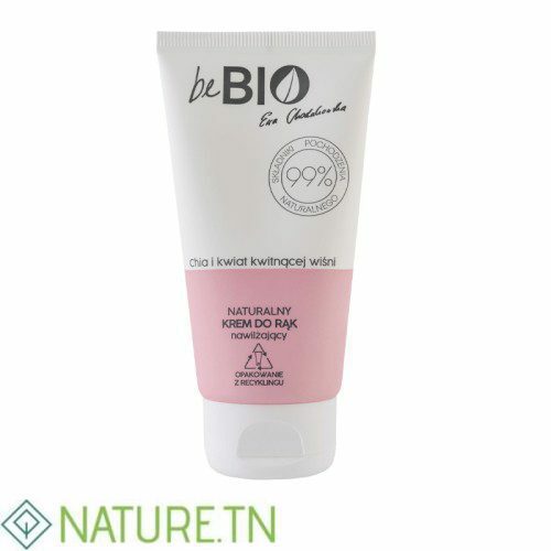 BEBIO COSMETICS CREME MAINS NATURELLE GRAINES DE CHIA & FLEUR DE CERISIER DU JAPON 75ML 1