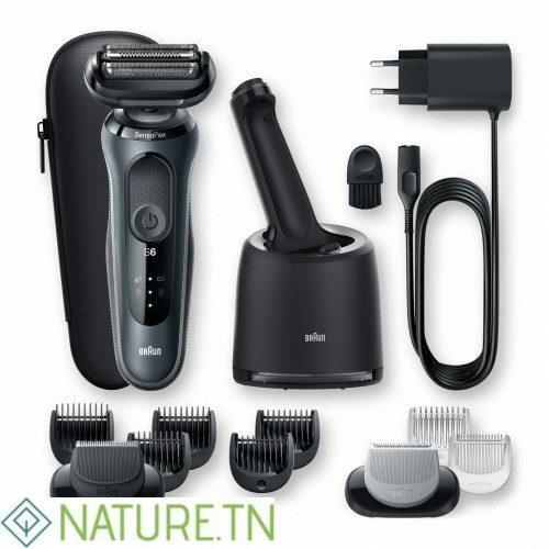BRAUN RASOIR 6 60-N7650CC A TECHNOLOGIE WET & DRY AVEC CENTRE SMARTCARE ET 2 ACCESSOIRES 1