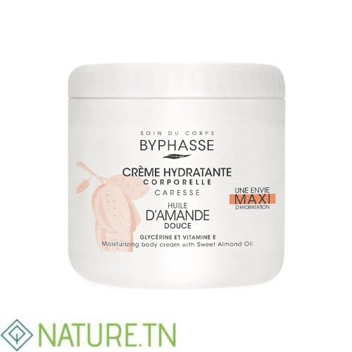 BYPHASSE CREME HYDRA CORPS A L'AMANDE DOUCE 500 ML 1