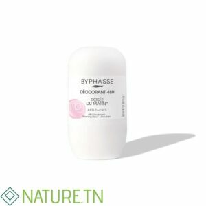 BYPHASSE DEODORANT ROLL ON ANTI TACHES ROSEE DE MATIN 50ML