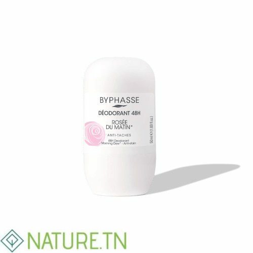 BYPHASSE DEODORANT ROLL ON ANTI TACHES ROSEE DE MATIN 50ML 1