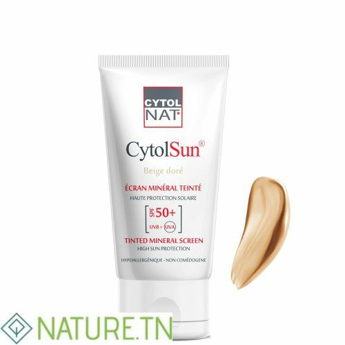 CYTOLNAT CYTOLSUN ECRAN SPF50+ TEINTE BEIGE DORE 1
