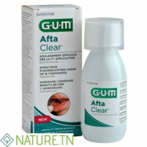 GUM AFTA CLEAR BAIN DE BOUCHE 120 ML
