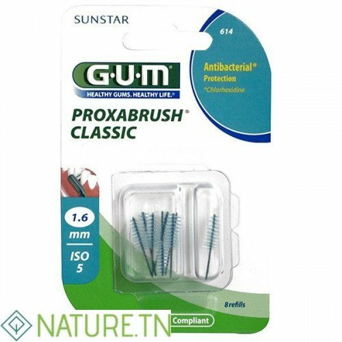 GUM BROSSETTES FINE CONIQUE BOITE DE 8 (614) 1