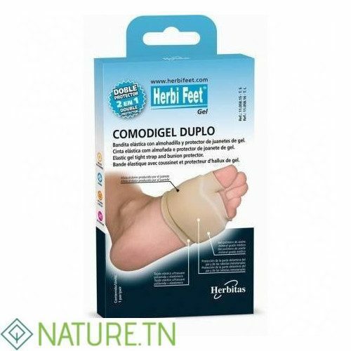 HERBI FEET COUSSINET DOUBLE PROTECTION METATARSIENNE ET D'ALLUX VALGUS 2