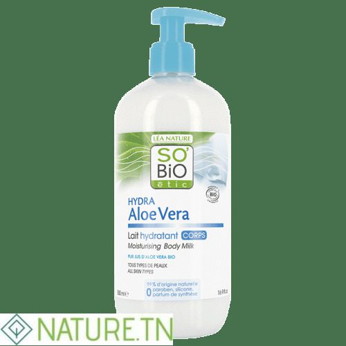 SO BIO LAIT CORPS HYDRATANT A L'ALOE VERA 500ML 1