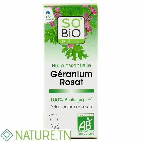 SO'BIO Huile essentielle Géranium - Beauté et bien-être 10 ml 2
