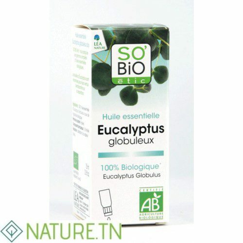 SO'BIO Huile essentielle eucalyptus Bio,10 mL 2