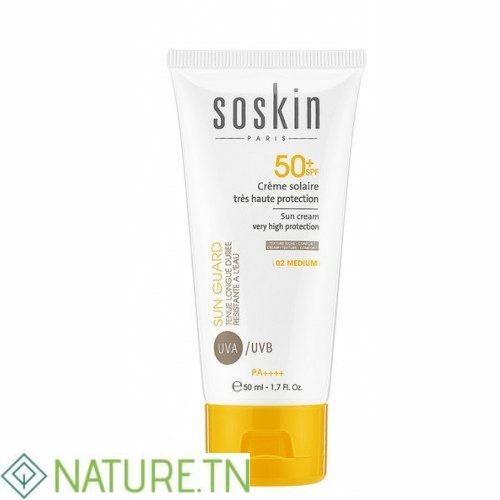 SOSKIN 03 CREME SOLAIRE TEINTEE MEDIUM DEEP SPF50+, 50 ml 2