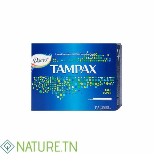 TAMPAX TAMPONS SUPER 12 PIECES 2