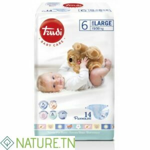 TRUDI BABY COUCHE EXTRA LARGE 15/30KG TAILLE 6 BOITE 14