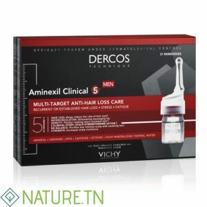 VICHY DERCOS AMINEXIL CLINICAL 5 HOMME 21 AMPOULES