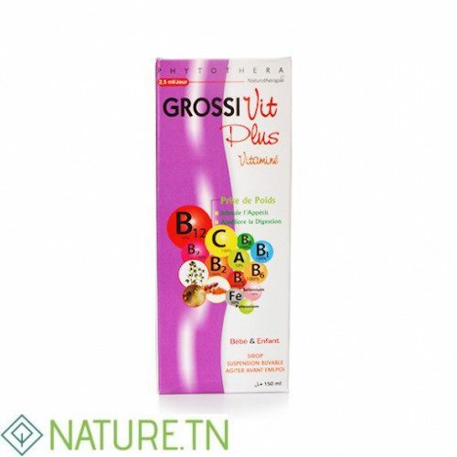 VITAL PHYTOTHERA GROSSIVIT PLUS VITAMINE SUSPENSION 150ML 1