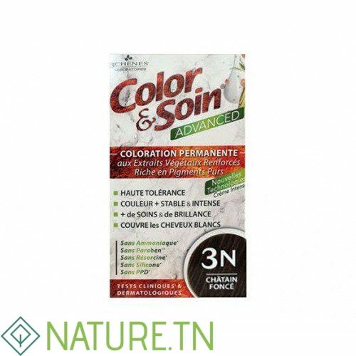 3 CHENES COLOR & SOIN ADVANCED 3N CHATAIN FONCE 1 3 CHENES COLOR & SOIN ADVANCED 3N CHATAIN FONCE 1