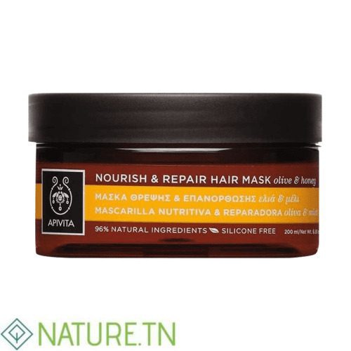 APIVITA MASQUE CAPILLAIRE NOURRISSANT REPARATEUR 200ML 2 APIVITA MASQUE CAPILLAIRE NOURRISSANT REPARATEUR 200ML 2