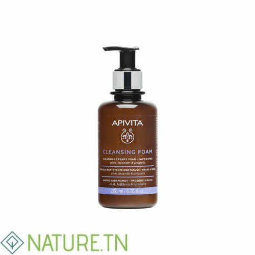 APIVITA MOUSSE NETTOYANTE ONCTUEUSE 200ML 1
