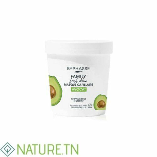 BYPHASSE FAMILY MASQUE CAPILLAIRE AVOCAT CHEVEUX SECS 250ML 2