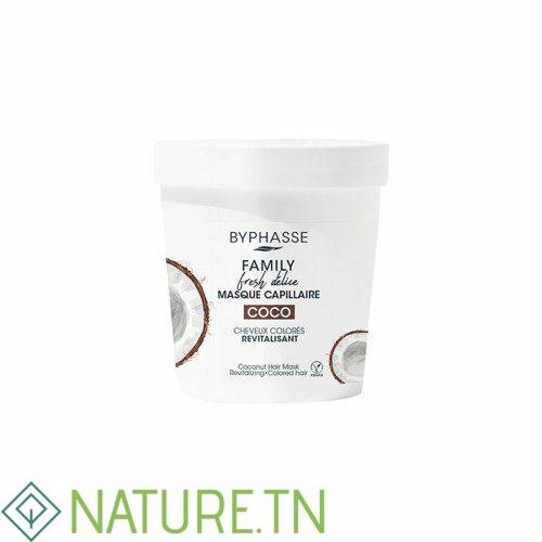 BYPHASSE FAMILY MASQUE CAPILLAIRE COCO CHEVEUX COLORES 250ML 2 BYPHASSE FAMILY MASQUE CAPILLAIRE COCO CHEVEUX COLORES 250ML 2