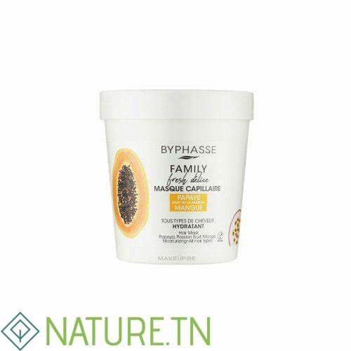 BYPHASSE FAMILY MASQUE CAPILLAIRE PAPAYE MANGUE 250ML 3 BYPHASSE FAMILY MASQUE CAPILLAIRE PAPAYE MANGUE 250ML