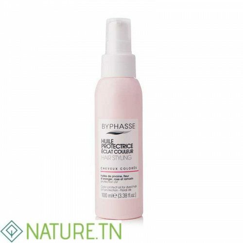 BYPHASSE HUILE PROTECTRICE ECLAT COULEUR, CHEVEUX COLORES 100ML 2