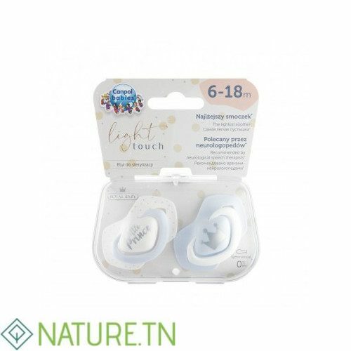 CANPOL BABIES SUCETTE UNIVERSELLE 6-18M ROYAL BABY 2/651 1