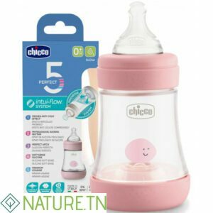CHICCO PERFECT-5 SILICONE ROSE BOTTLE 150ML