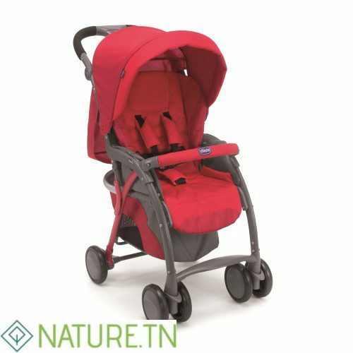 CHICCO POUSSETTE SIMPLICITY AVEC ACCESOIRES - SCARLET 2