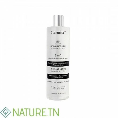 CLARENIA EAU MICELLAIRE RADIANCE BOOSTER 3EN1 500ML 2
