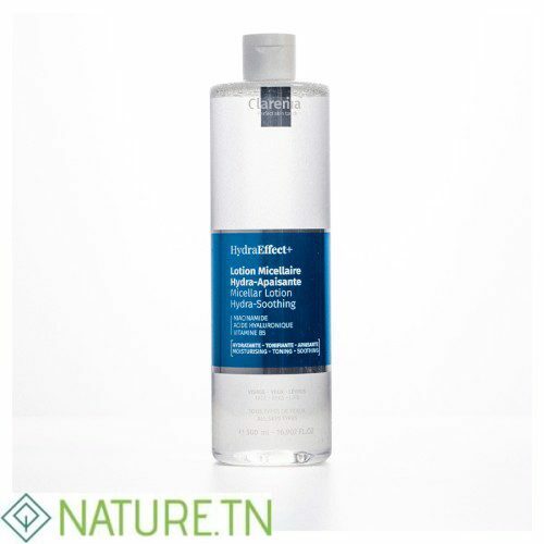 CLARENIA HYDRAEFFECT+ LOTION MICELLAIRE HYDRA APAISANTE 500ML 2
