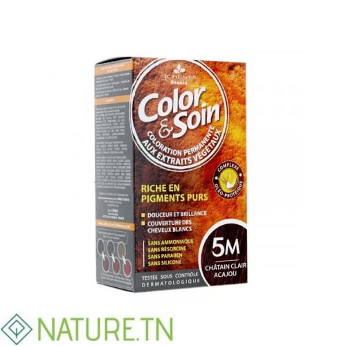 3 CHENES COLOR & SOIN COLORATION CHATAIN CLAIR ACAJOU 5M 2