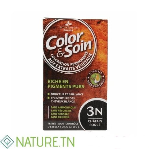 3 CHENES COLOR & SOIN COLORATION CHATAIN FONCE 3N 1 3 CHENES COLOR & SOIN COLORATION CHATAIN FONCE 3N 1
