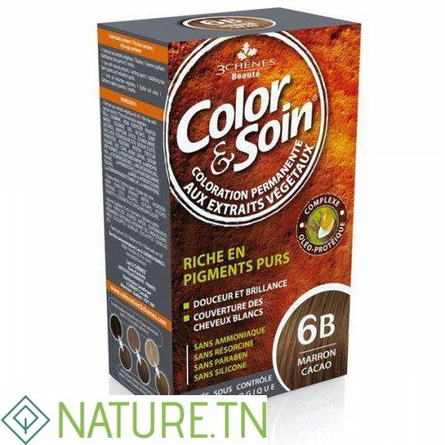 3 CHENES COLOR & SOIN COLORATION MARRON CACAO 6B 3 3 CHENES COLOR & SOIN COLORATION MARRON CACAO 6B