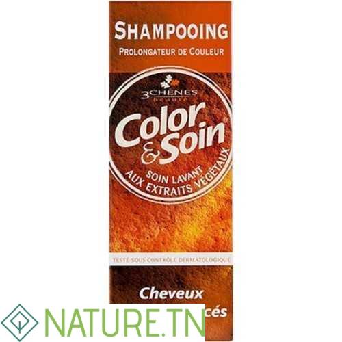 COLOR & SOIN SHAMPOING CHEVEUX COLORES FONCES 250ML 3 COLOR & SOIN SHAMPOING CHEVEUX COLORES FONCES 250ML
