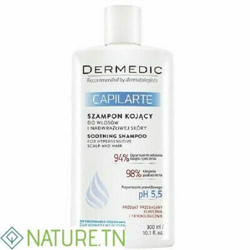 DERMEDIC CAPILARTE SHAMPOOING NORMALISANT POUR CHEVEUX HYPERSENSIBLE 300ML 2