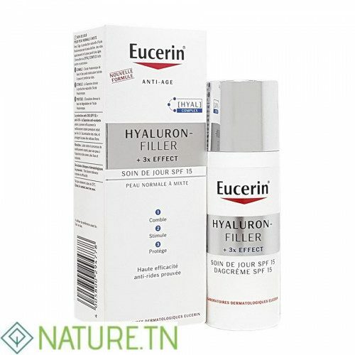 EUCERIN HYALURON-FILLER 3 EFFECT SOIN DE JOUR PEAUX NORMALES A MIXTES 50ML 1