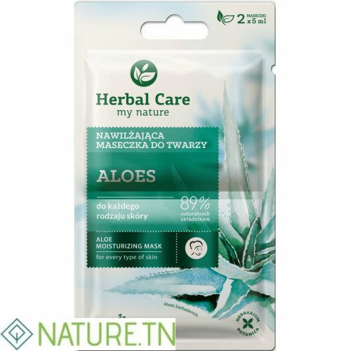 FARMONA HERBAL CARE ALOES MOISTURIZING FACE MASK 2*5G 1