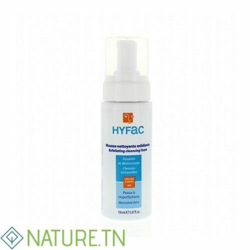 HYFAC MOUSSE NETTOYANTE EXFOLIANTE 150ML 2