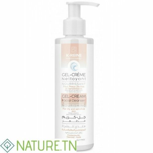 K-REINE GEL CREME NETTOYANT NOURISSANT POUR PEAUX SECHES 200ML 1