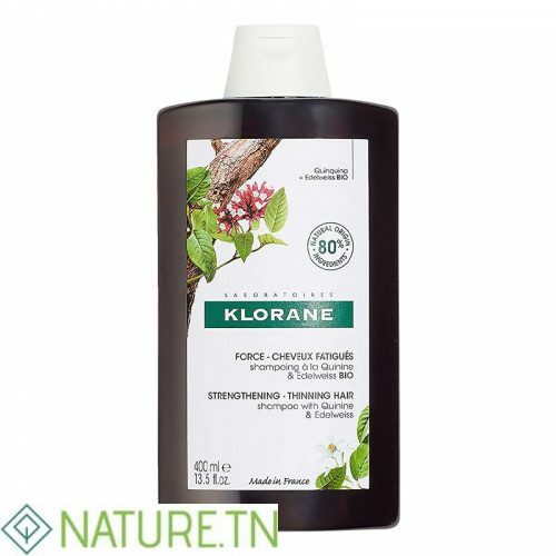 KLORANE SHAMPOOING FORTIFIANT A LA QUININE ET VITAMINE B 400ML 2